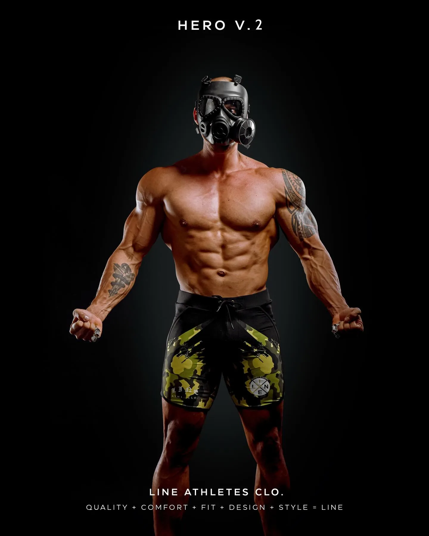 Hero V.2 Camo Short — view 1