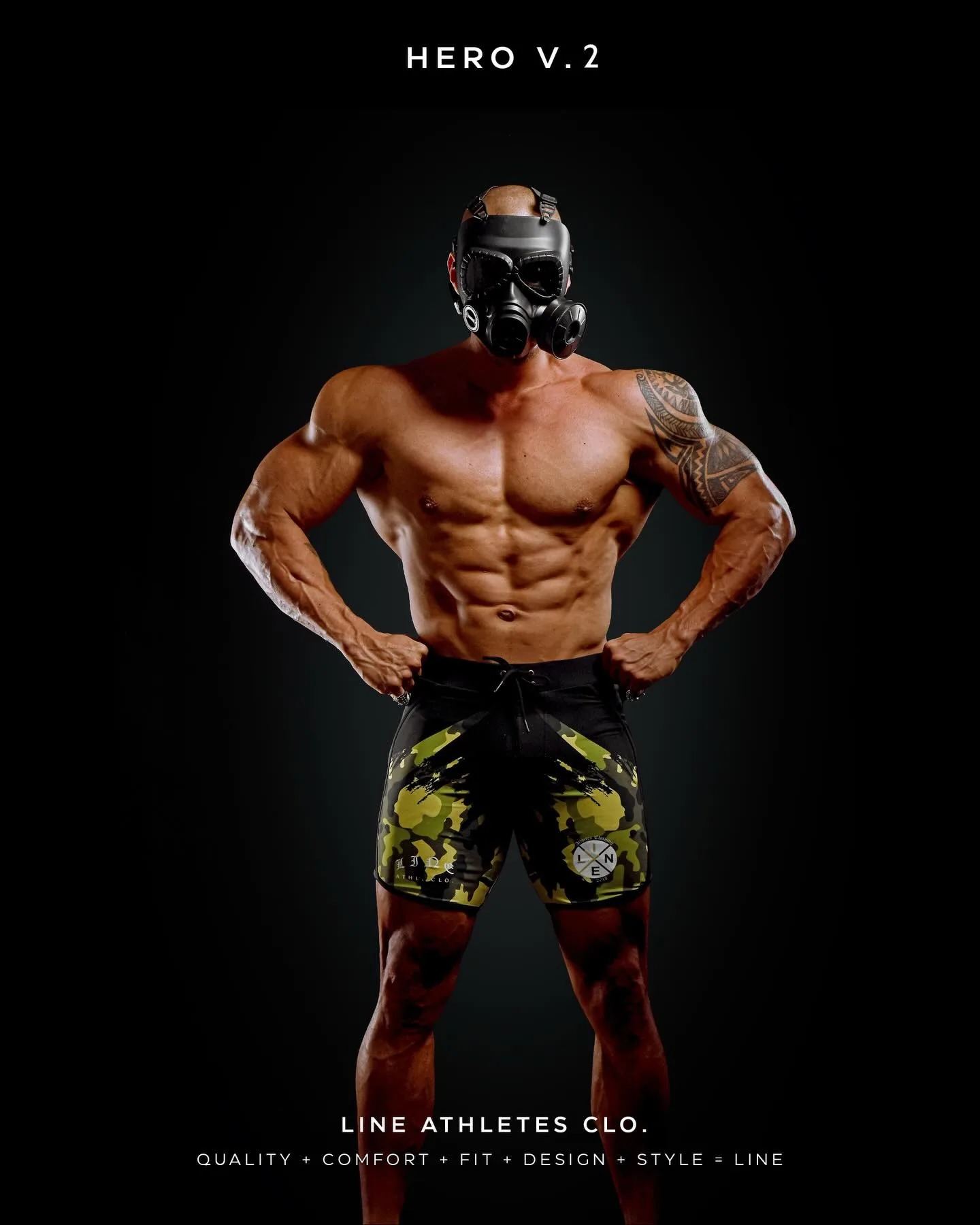 Hero V.2 Camo Short — view 3